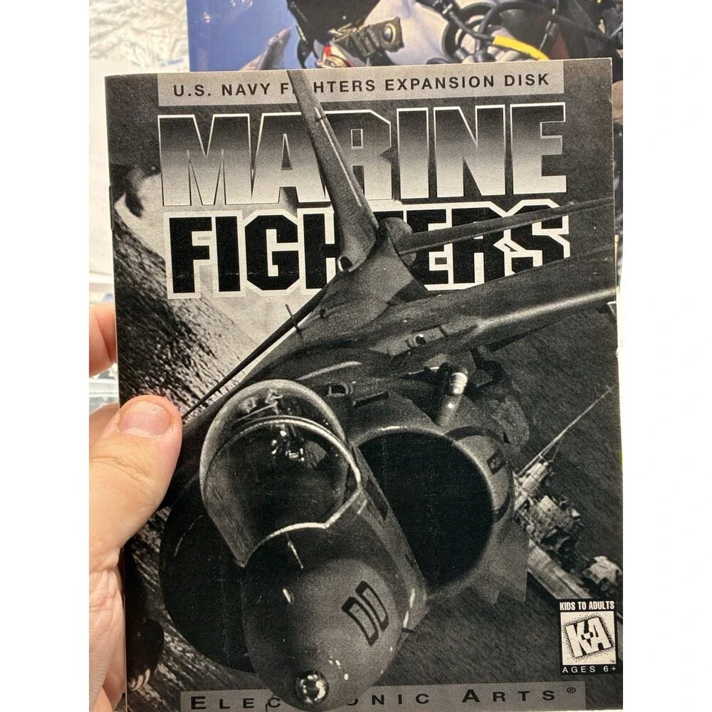 U.S. Navy Fighters Gold: Pre-Owned PC Game 1995 W/ Original Receipt And Inserts